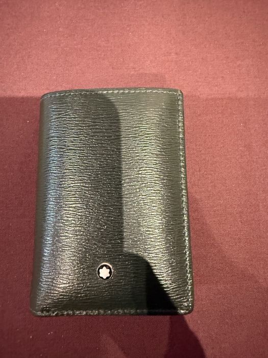 Montblanc carteira cartoes  + duas pulseiras tudo 100% original montbl