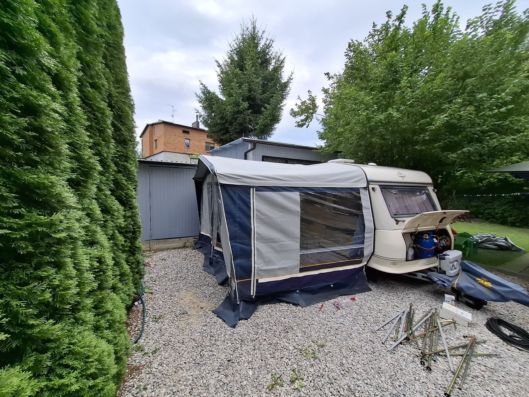 Przyczepa kempingowa Hobby 370  dmc 1000kg Victron lifepo4