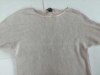 h&m sweter sweterek luźny pudrowy róz XS