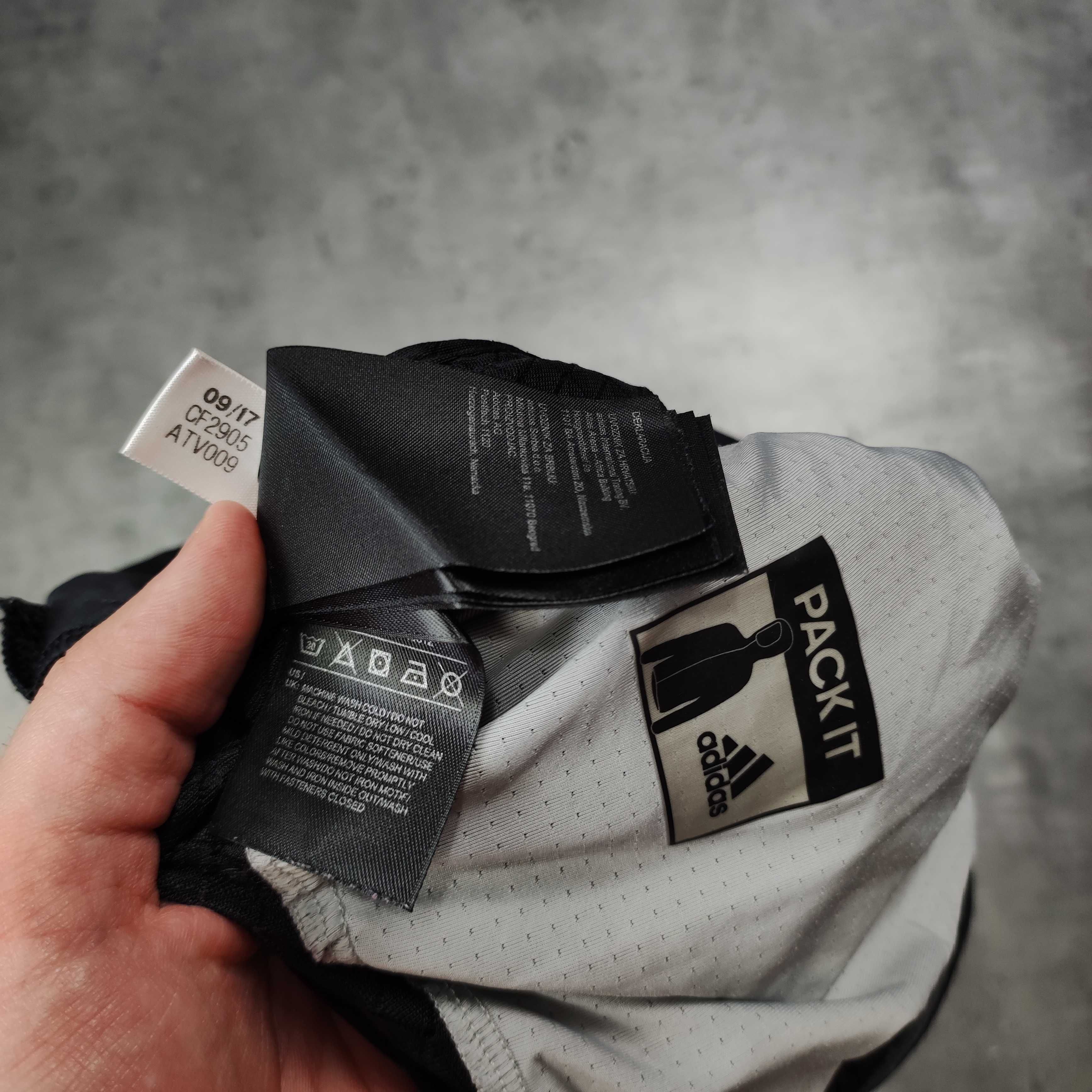 MĘSKA Lekka Wiatrówka Kurtka Adidas Moro Bieganie Running Pack It Logo