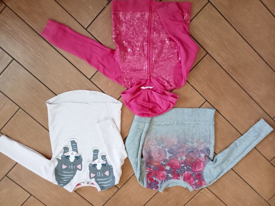 Zestaw 110 116 Gap H&M bluza dla dziewczynki