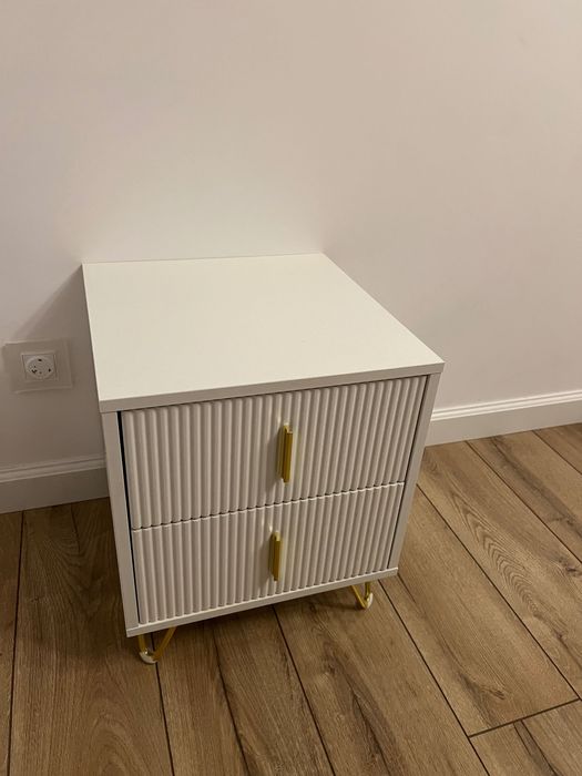 Szafka nocna nowa biała