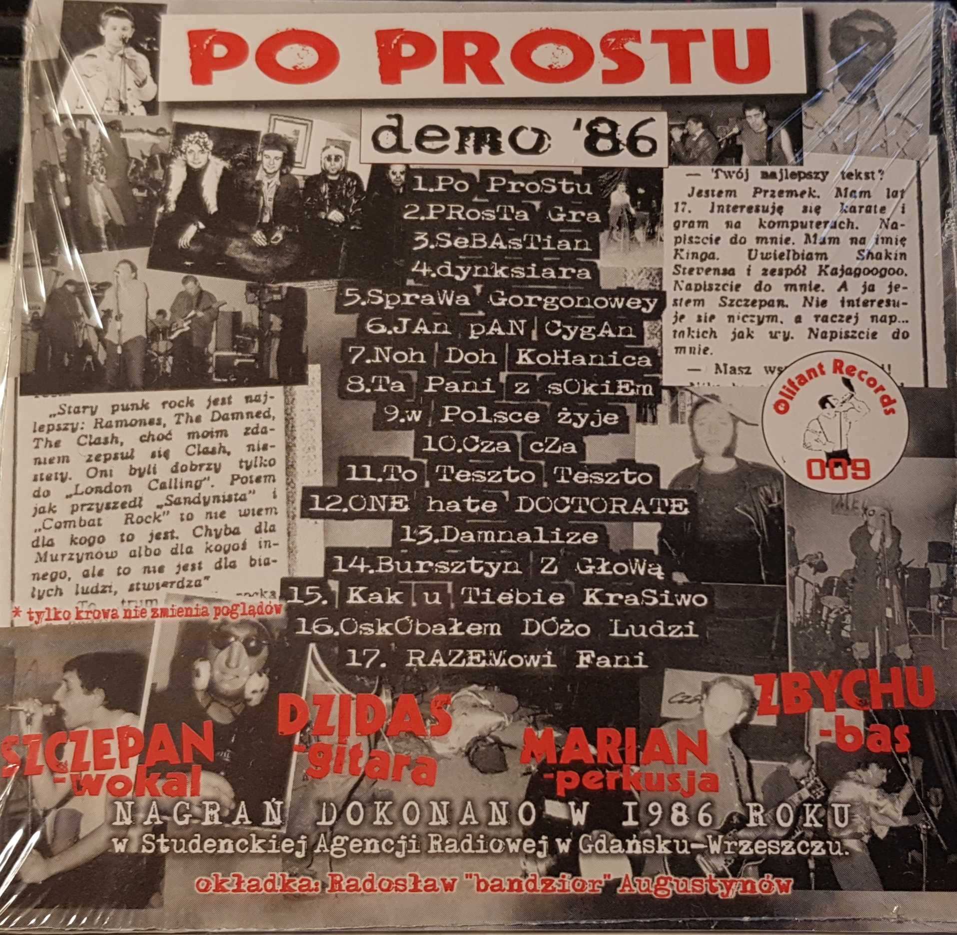 PO PROSTU  demo 86 CD PuNk RoCk