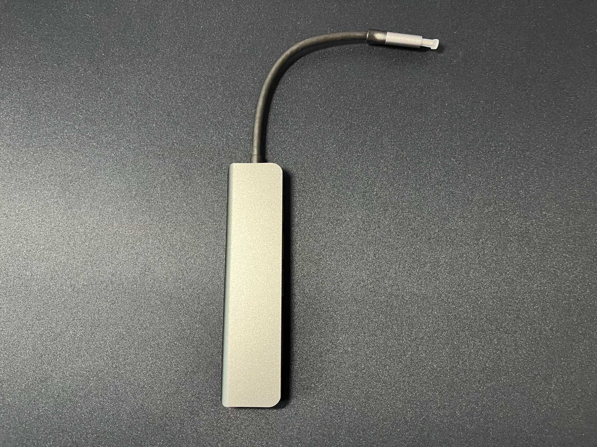 Адаптер Usb c Hub type c 6 в 1 HDMI PD SD TF macbook 4K 30hz usb 3.0