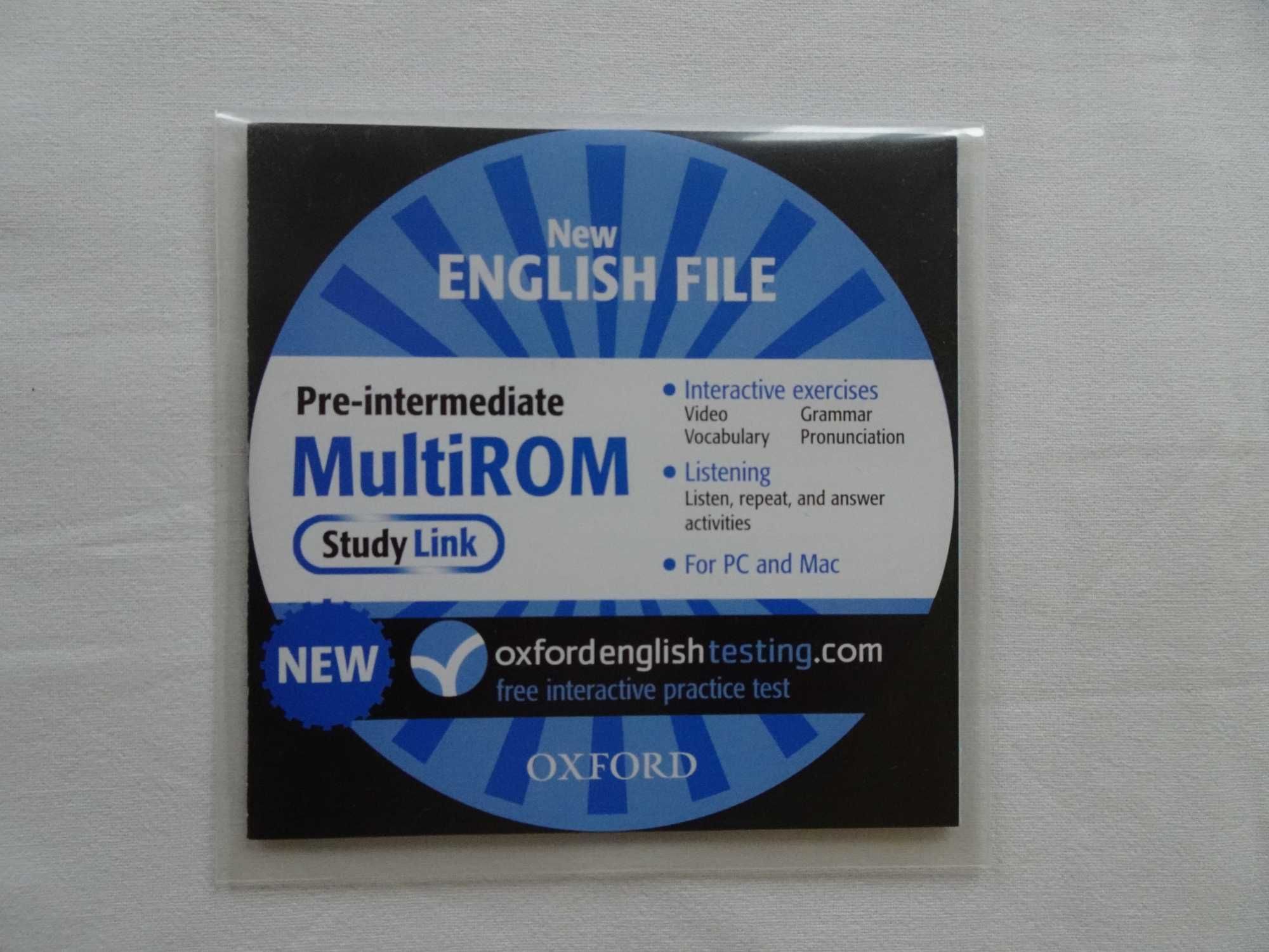 New English File pre-intermediate MultiROM CD Oxford angielski