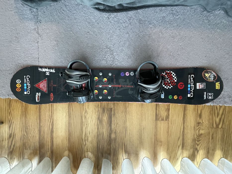 Prancha e Fixações de Snowboard Nitro Samurai Zen 152 cm