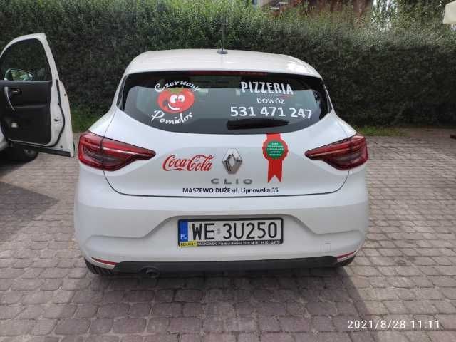 Naklejki na samochód reklama Płock