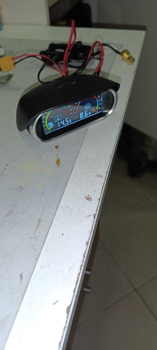 medidor de voltagem/temperatura