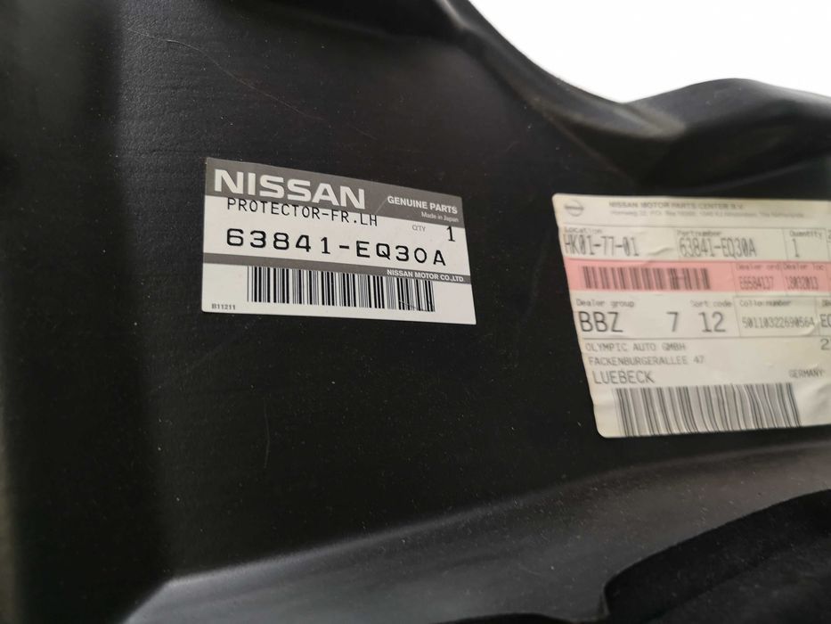 Nadkole lewy przód lewe przednie Nissan X-Trail T30 nowe OEM