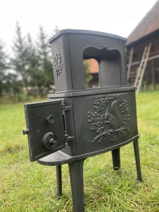 Duński piec Morso koza leśny motyw