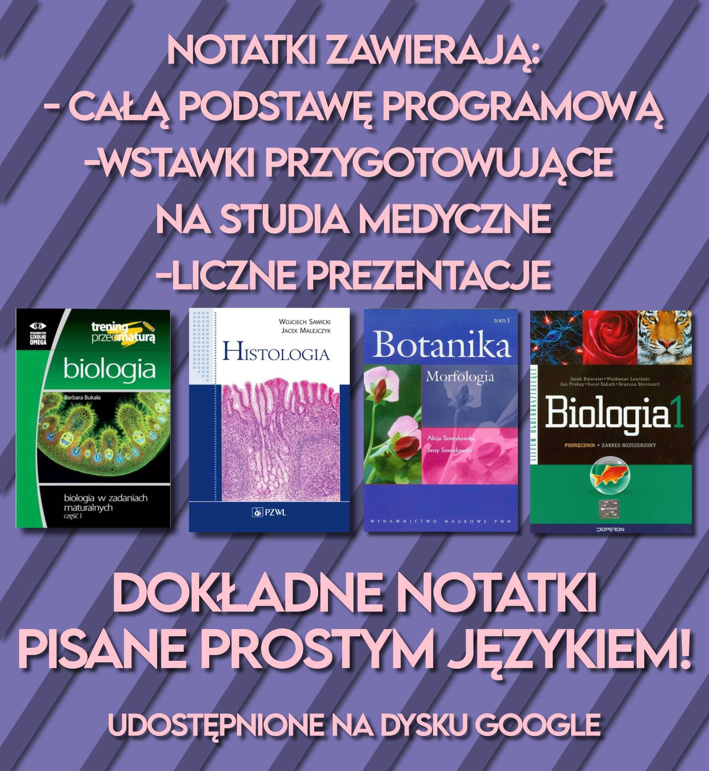 Notatki z biologii do studentki weterynarii