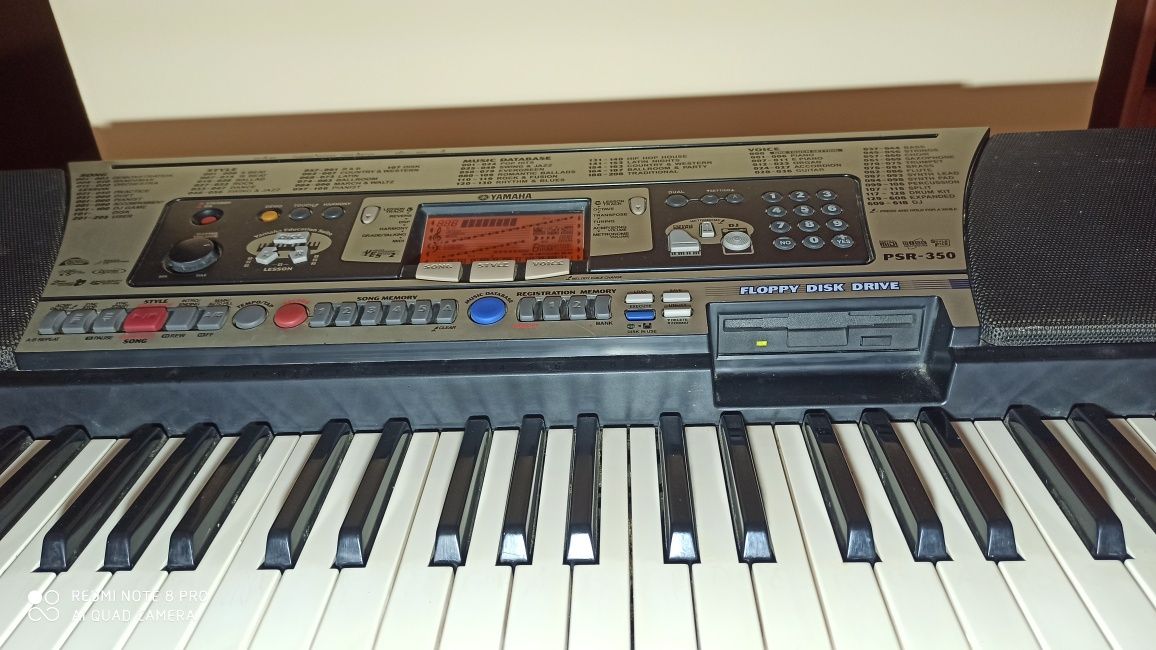 Yamaha PSR -350, keyboard, klawisze
