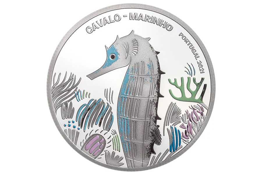 Moeda O Cavalo-Marinho (Prata Proof)