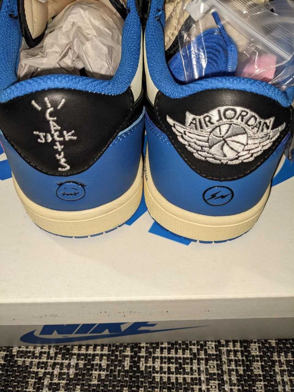 Nike Air Jordan 1 Low Sp Fragment Travis Scott + box