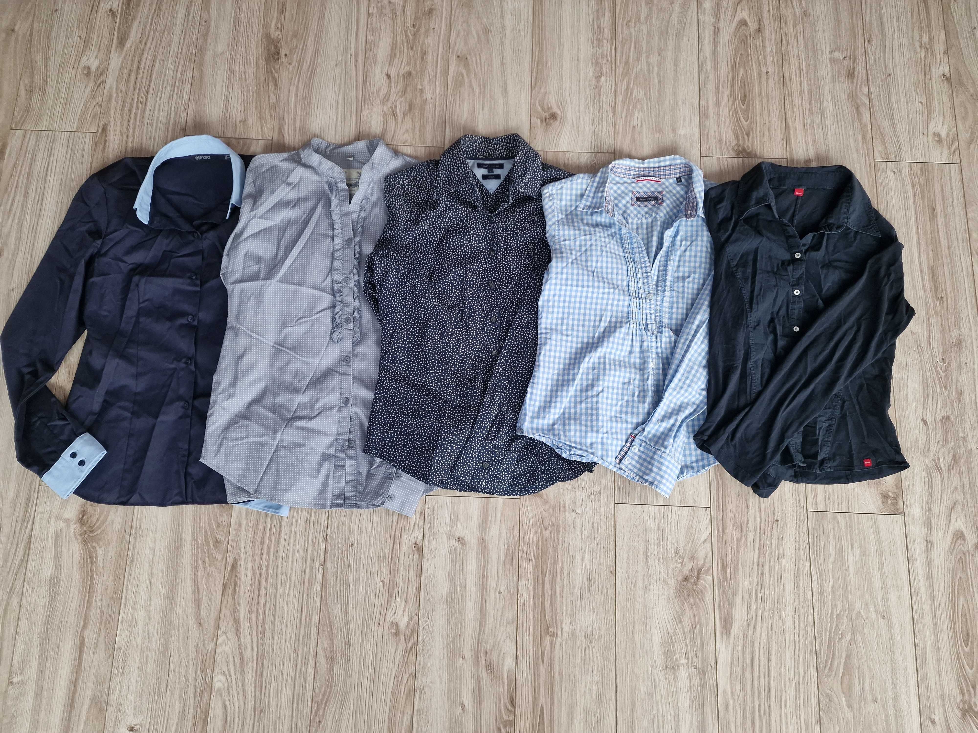 Paka ubrań 33 sztuki Esprit Hugo Boss Zara Tommy Hilfiger Gap r 36 / S