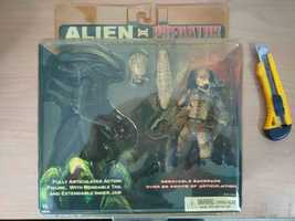 Комплект фігур Хижак та Чужий NECA Alien Predator 2-pack