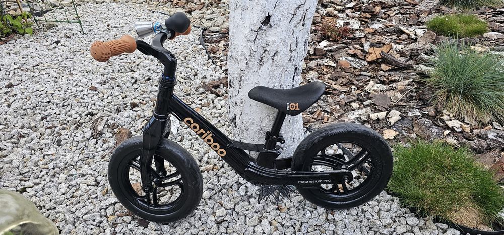 Rowerek biegowy caRowerek biegowy Cariboo Magnesium Pro czarno-brązowy