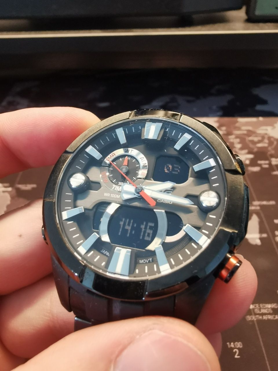 Zegarek Casio Edifice ERA-201BK Black czarny