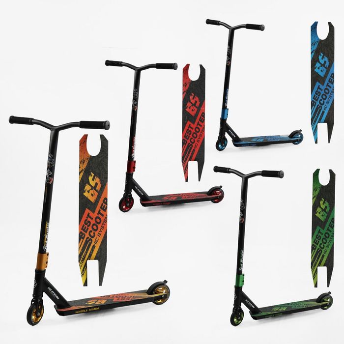 Трюковий дитячий самокат HIC система швидкісний з посиленою рамою