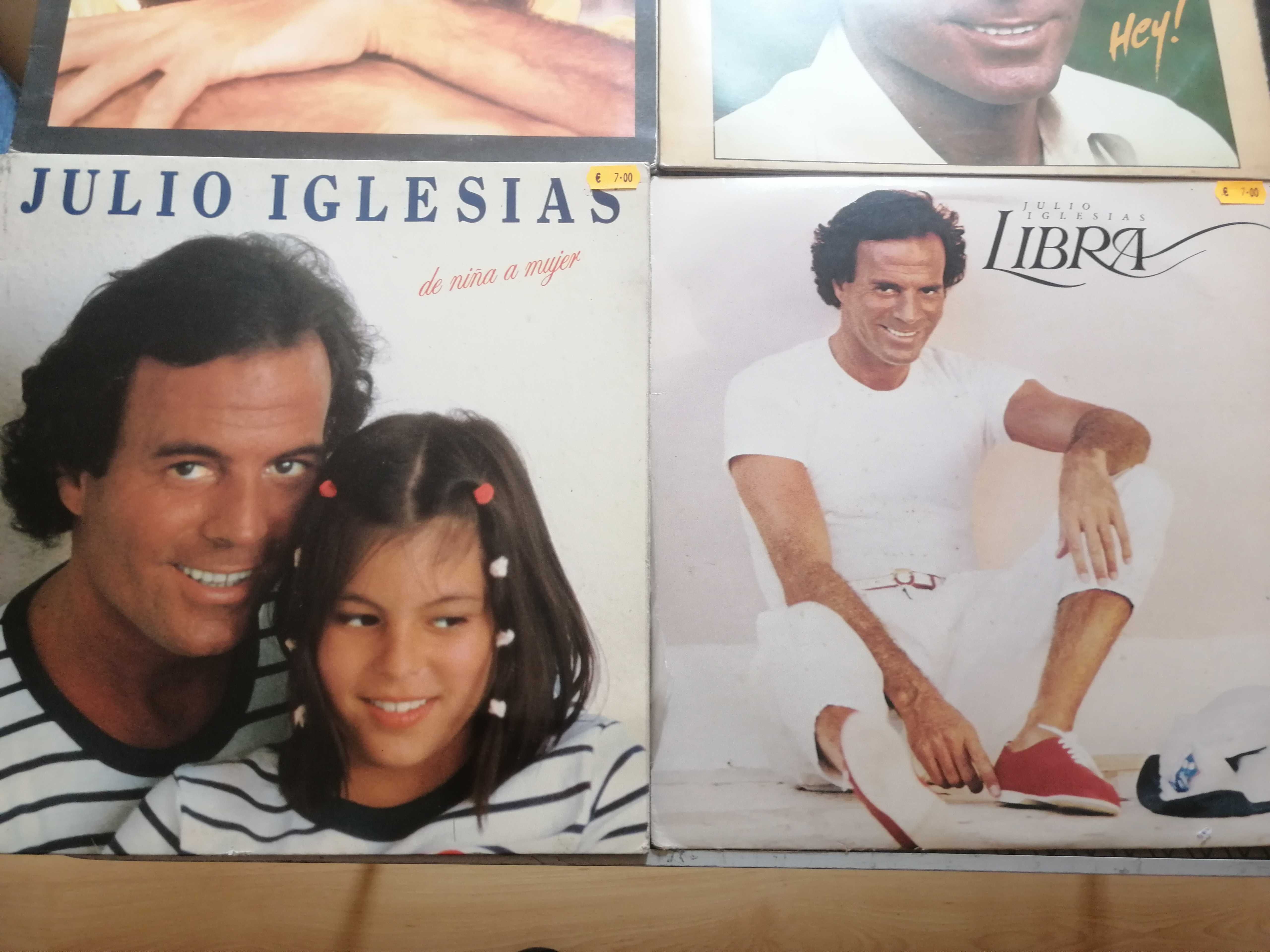 Discos Vinil Júlio Iglésias e Neil Diamond - Novas Entradas.