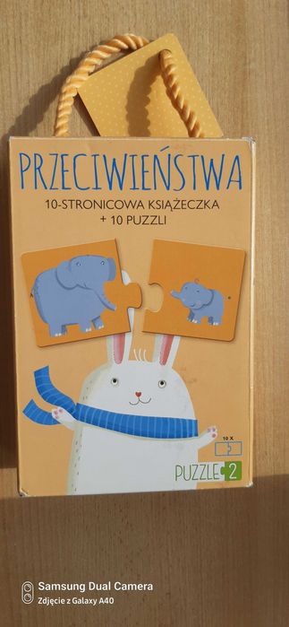 Przeciwieństwa - układanka dla niemowlaka