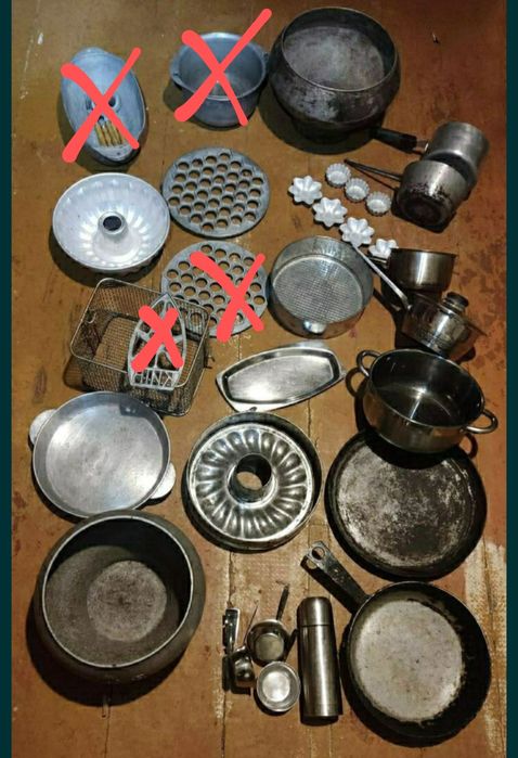 Чайник форми сковорідки казани посуд деко жаровня казан пательня чавун