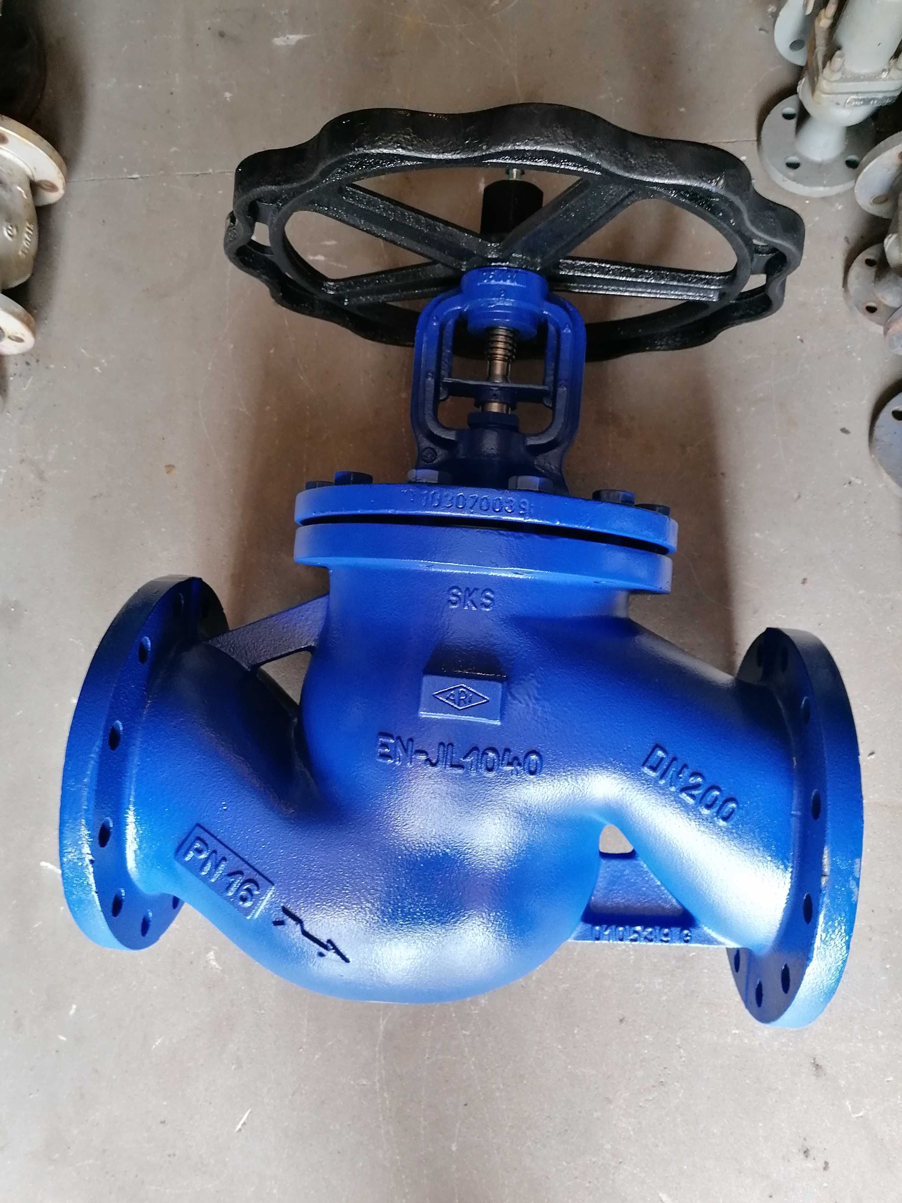Zawór zaporowy mieszkowy kołnierzowy DN-200 PN-16 ARI-FABA
