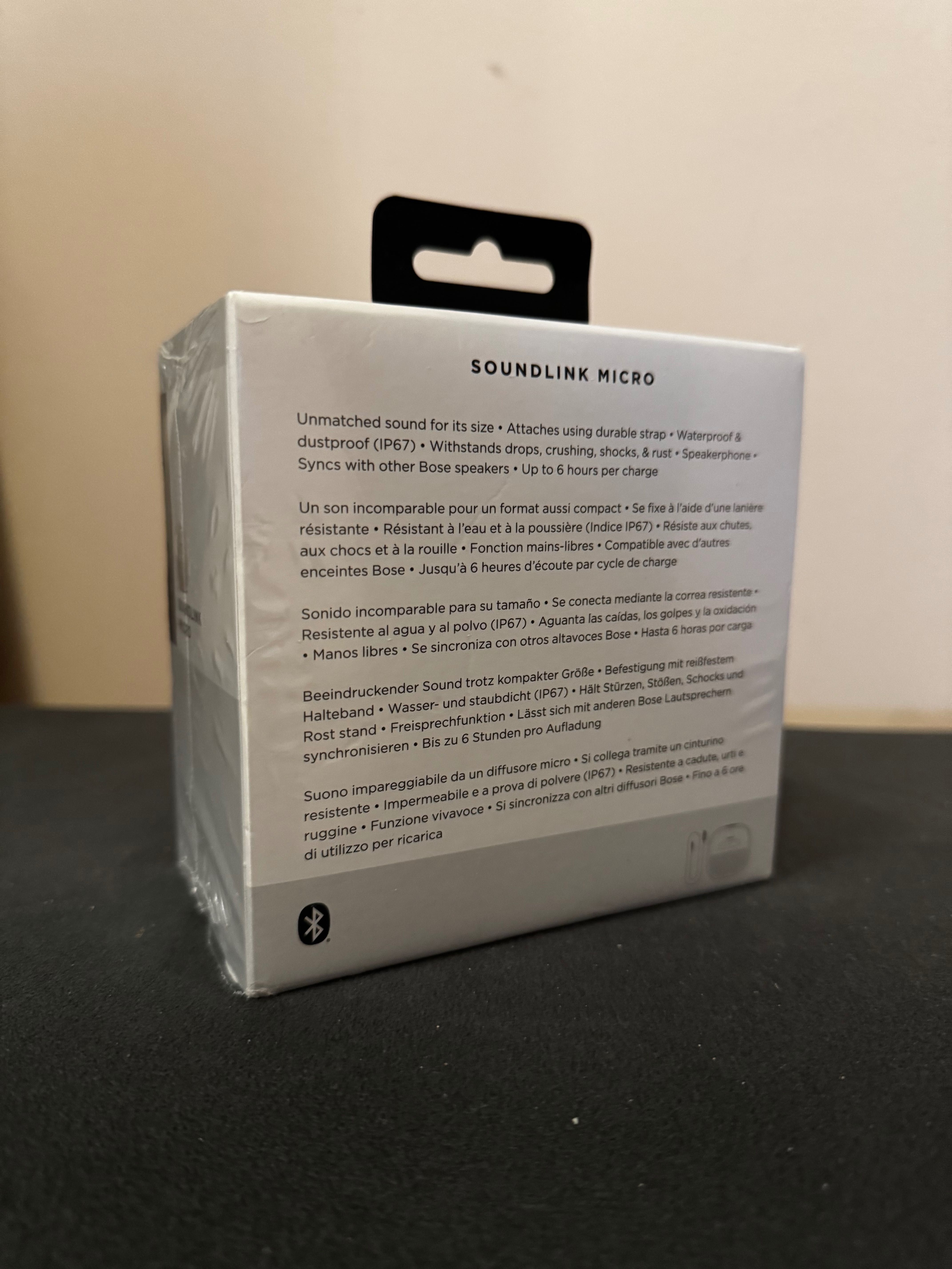 Bose Soundlink Micro Głośnik Przenośny Bluetooth, Biały