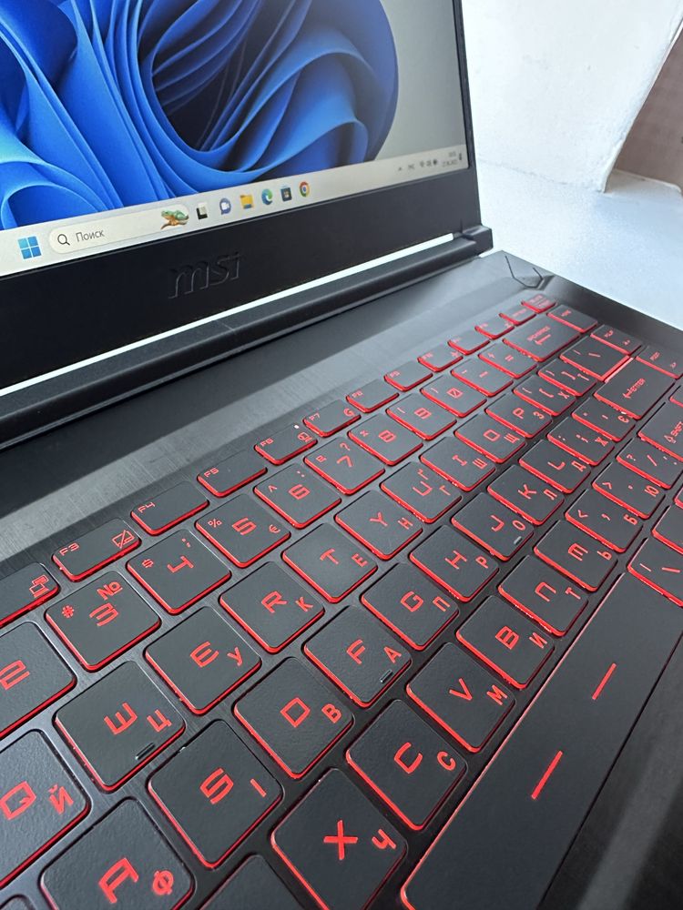 Мега Ноутбук MSI‼️RTX 3050 6Gb‼️144hz‼️Core i5 12core‼️SSD 1Tb‼️16 RAM
