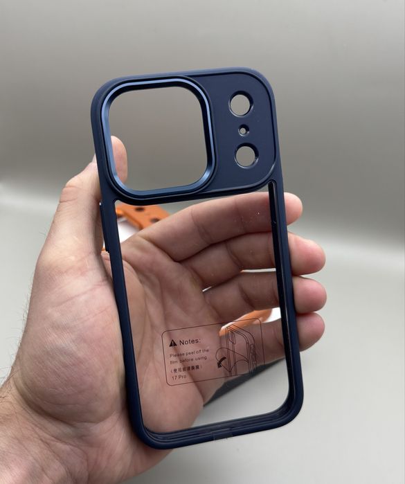 Чехол iPhone 17 Pro Max Orange, 17 Pro Blue, 17 Pro оранжевый, синий