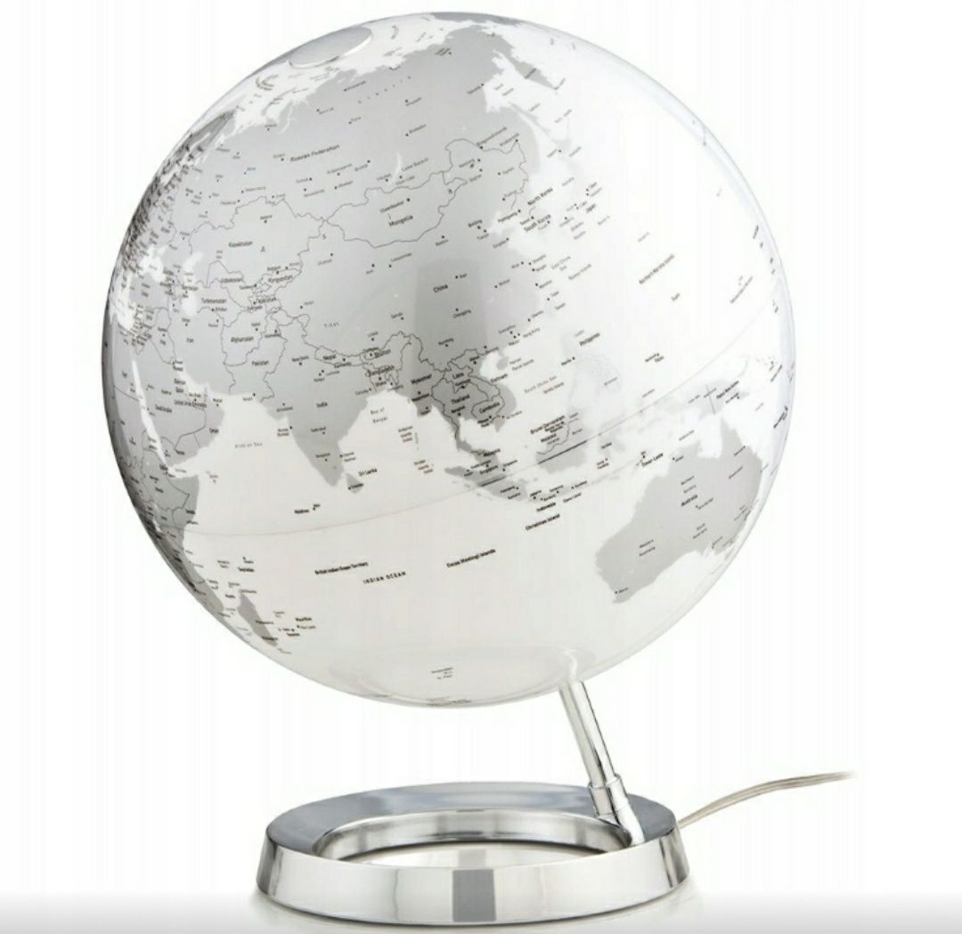 Atmosphere L&C Metal Chrome 30 cm Globus Lampa