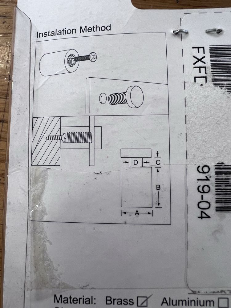 Fixador distanciador circular placas informativas Fixy - NOVO