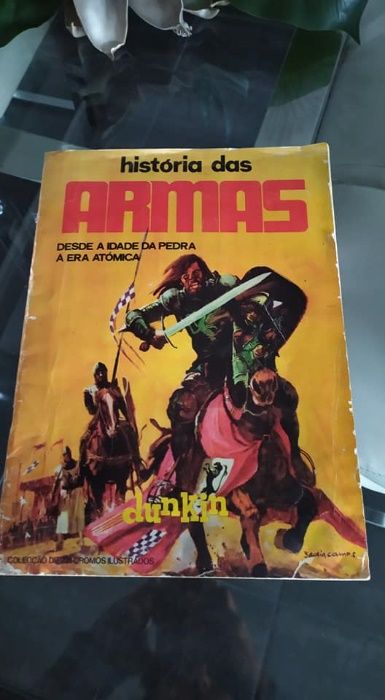caderneta rara HISTÓRIA DAS ARMAS --1970
