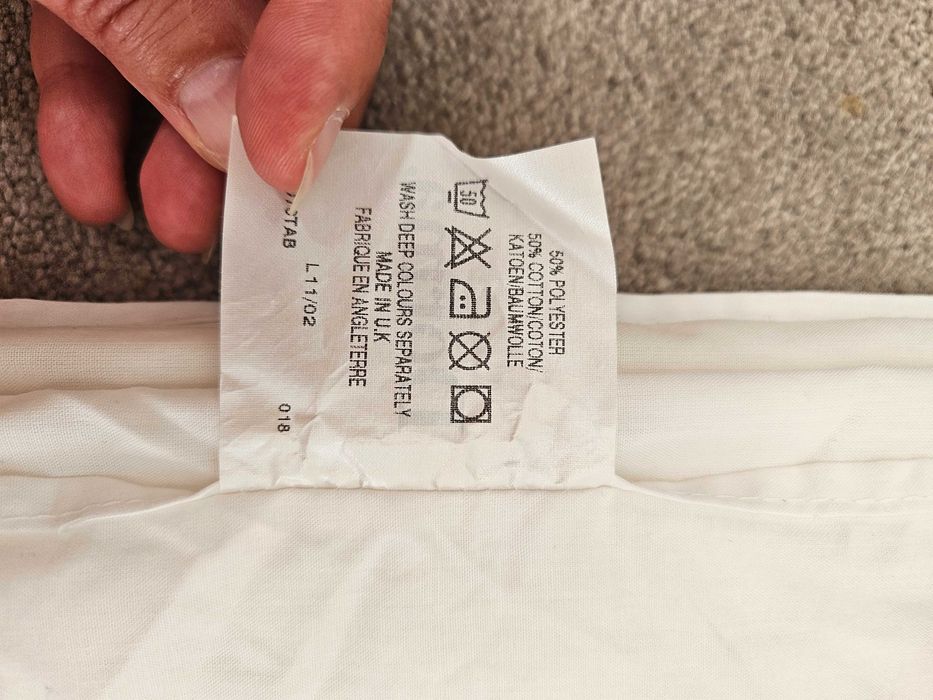 Простиня біла двоспальна нова з Британії