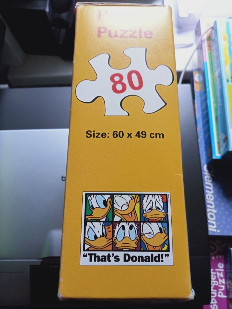 Puzzle Master Line That's Donald Vintage 1990 80 elem