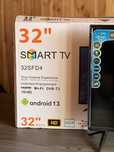 Телевизор 32 HD T2, Smartv Android 14.0 AOSP 1G+8G Оплата при получени