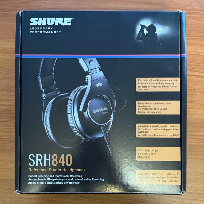 Słuchawki studyjne Shure SRH840