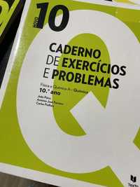 Caderno de exercícios e problemas Química 10Q livro