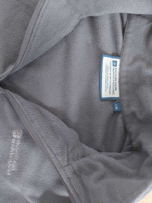 Mountain Warehouse polararowa bluza męska lekka trekkingowa szara L