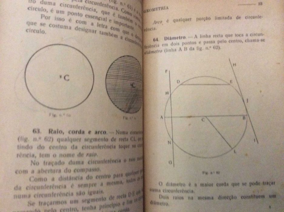 Colecção Escolar - Progrédior. Ensino Primário elemen. Geometria, 1930