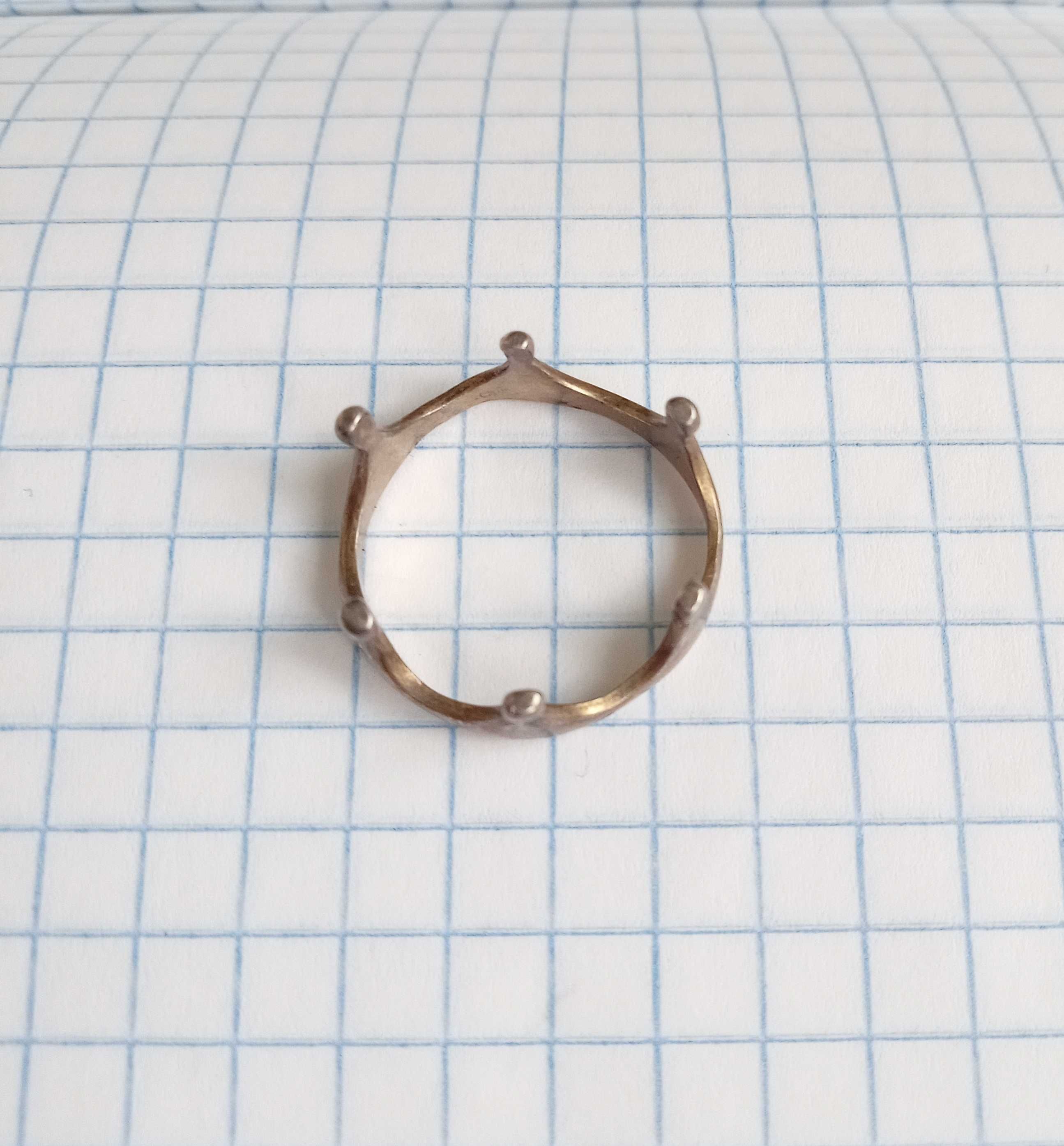 Каблучка кольцо колечко  "Корона" Срібло 925 проба, Розмір 17,2
