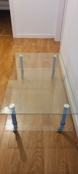 Mesa vidro 0,60 X 100cm