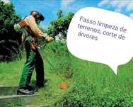 Fezemos limpezas dos terrenos