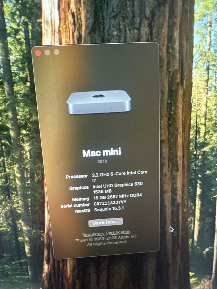 Mac mini 2018 stan bdb