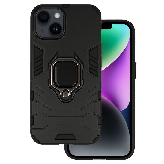 Ring Armor Case Do Iphone 14 Czarny