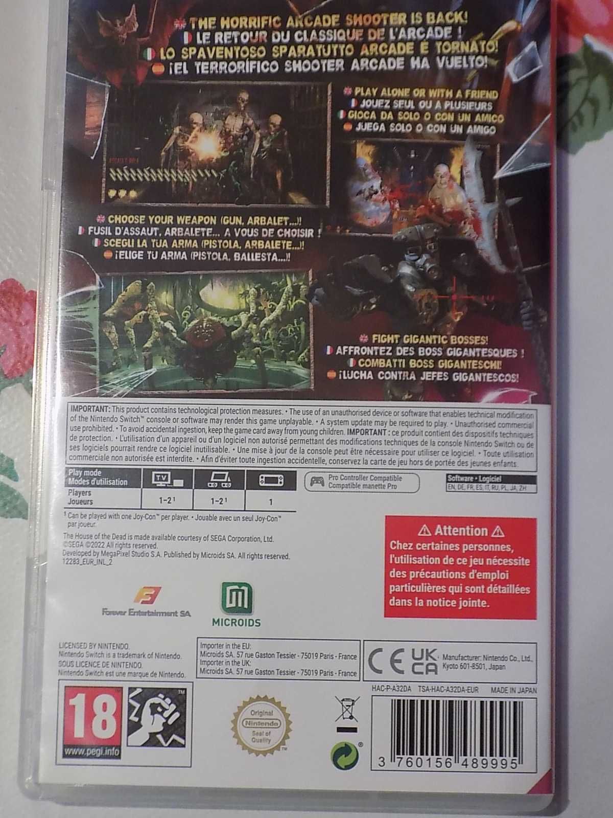 The House of the Dead: Remake -Nintendo Switch/Switch OLED/Switch Lite