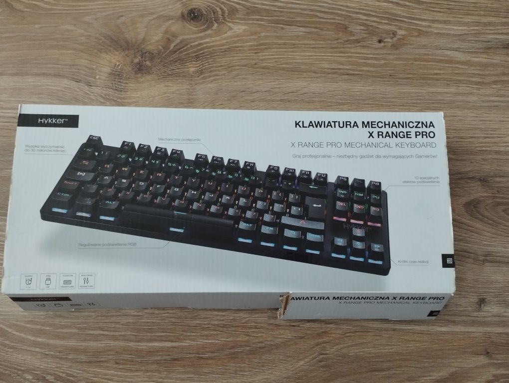 Klawiatura mechaniczna X Range Pro Hykker