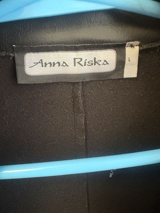 Шкіряний плащ довгий