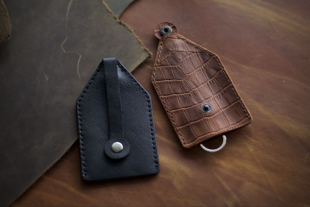 Шкіряна ключниця / чохол для ключів / футляр для ключів