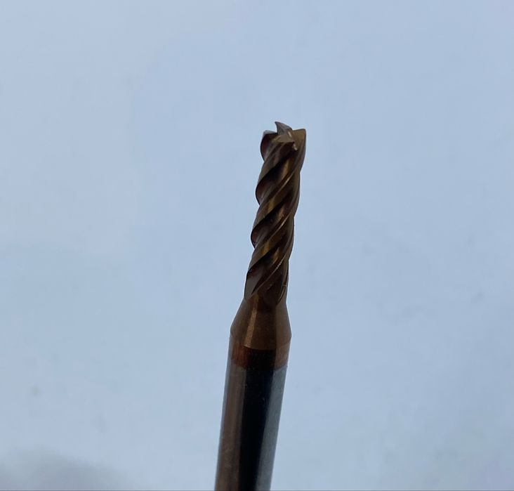 Твердосплавна кінцева фреза UEX – 4 мм, 4F, TiAlN, D4.0×15×D6×100L